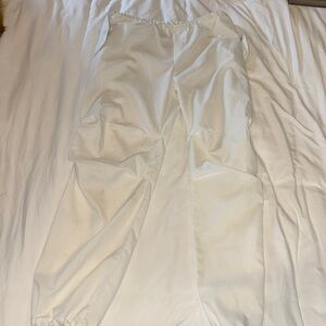 PacSun White Cargo Pants Relaxed Fit